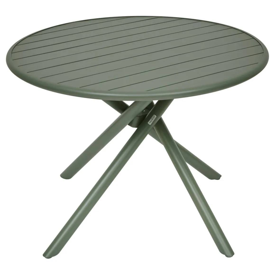 Table de jardin ronde NEBULLIA Vert laurier