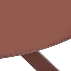 Table de jardin ronde ORYON Acajou