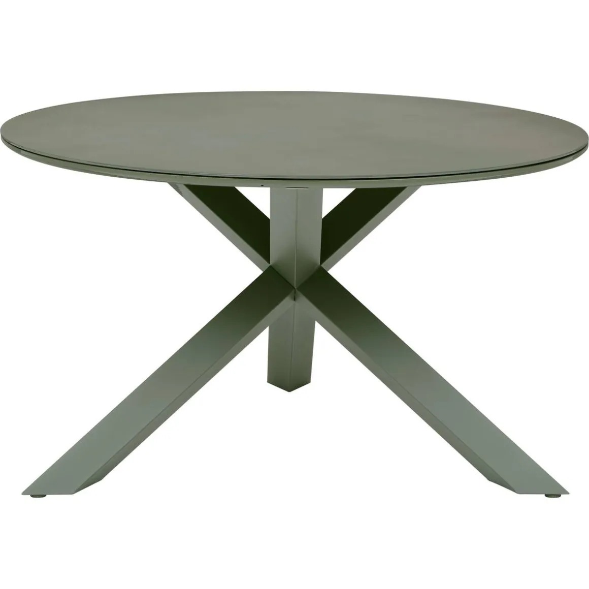 Table de jardin ronde ORYON Vert laurier