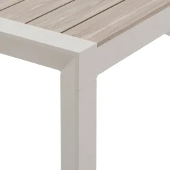 Table de jardin ÉVASION Effet bois Lin & Argile