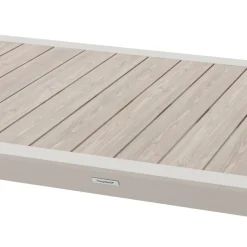 Table de jardin ÉVASION Effet bois Lin & Argile