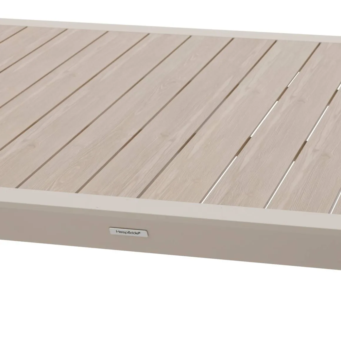 Table de jardin ÉVASION Effet bois Lin & Argile