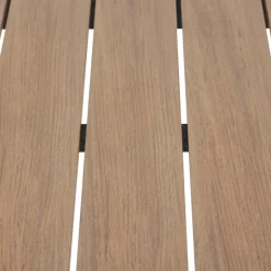 Table de jardin ÉVASION Effet bois Honey & Graphite