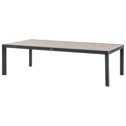 Table de jardin ÉVASION Effet bois Honey & Graphite