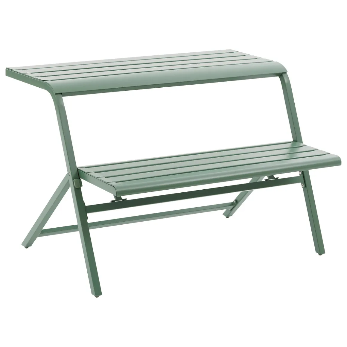 Table de pique-nique pliante pour balcon DRILIA Vert olive