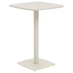 Table haute de jardin carrée ALEGORIA Argile