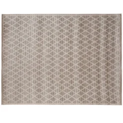 Tapis d'extérieur et d'intérieur GRAY Motifs losange Gris