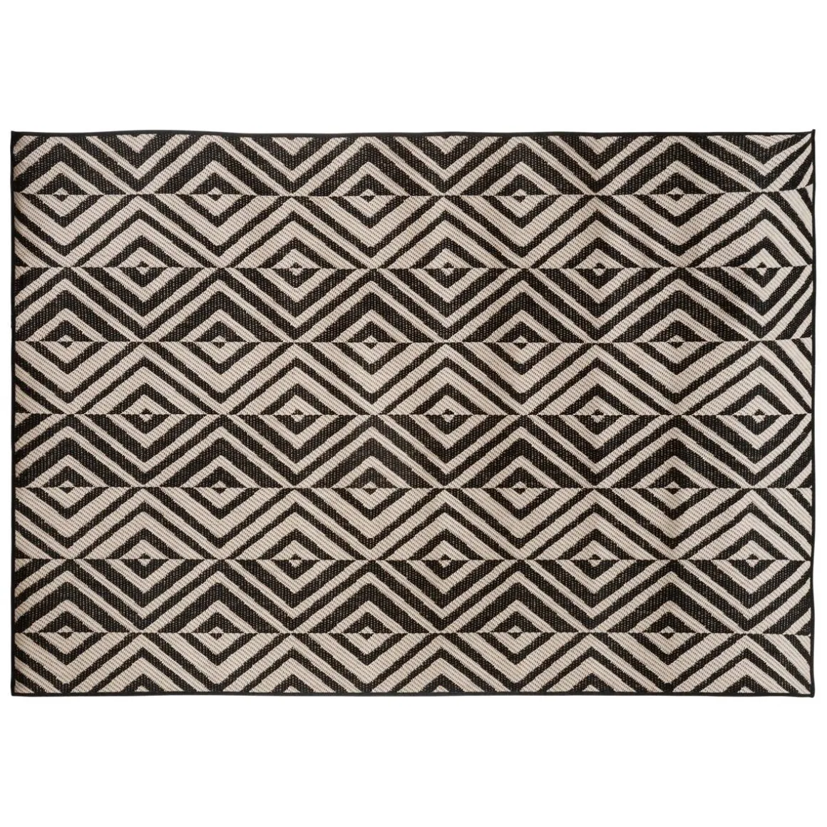 Tapis d'extérieur et d'intérieur COLOR Noir & Blanc
