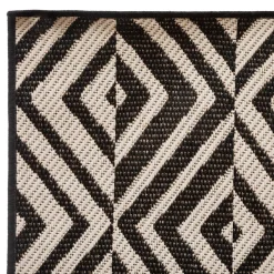 Tapis d'extérieur et d'intérieur COLOR Noir & Blanc