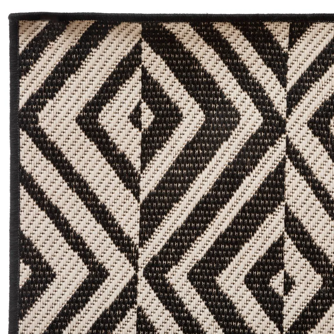Tapis d'extérieur et d'intérieur COLOR Noir & Blanc