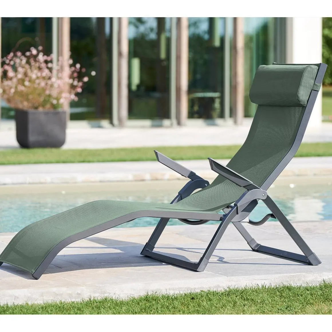 Transat DECIMA Vert Olive & Graphite