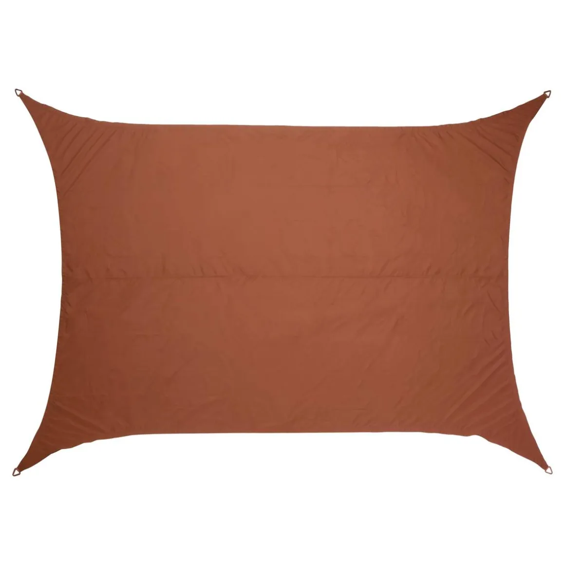 Voile d'ombrage rectangulaire ELYORA Acajou