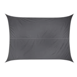 Voile d'ombrage rectangulaire CURACAO Gris