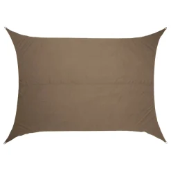 Voile d'ombrage rectangulaire ELYORA Café