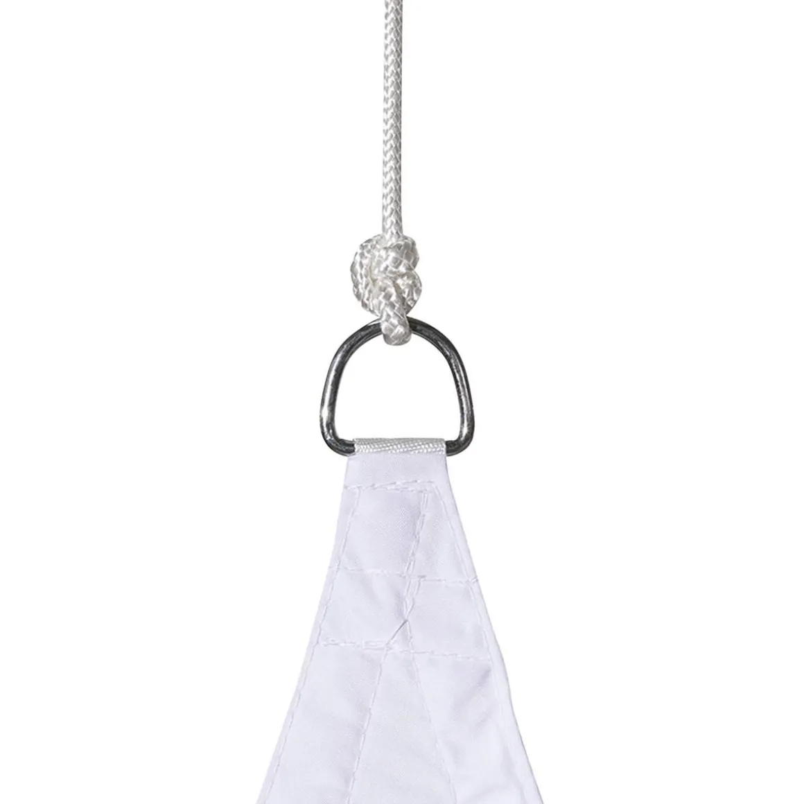 Voile d'ombrage triangulaire CURACAO Blanc