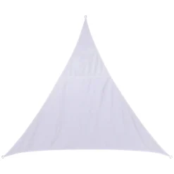 Voile d'ombrage triangulaire CURACAO Blanc