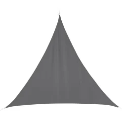 Voile d'ombrage triangulaire CURACAO Ardoise