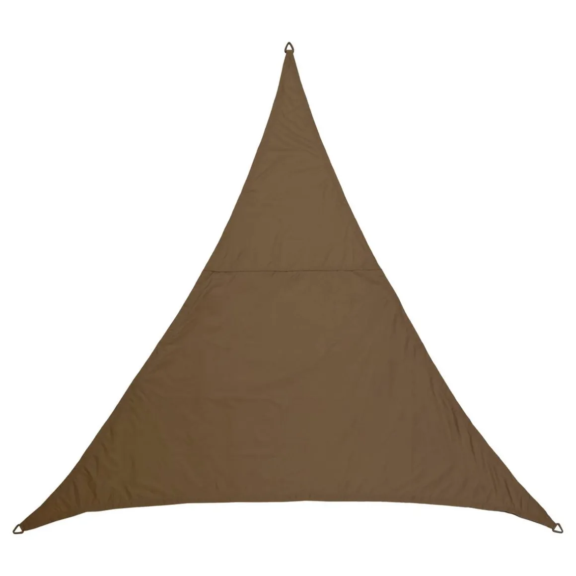 Voile d'ombrage triangulaire ELYORA Café