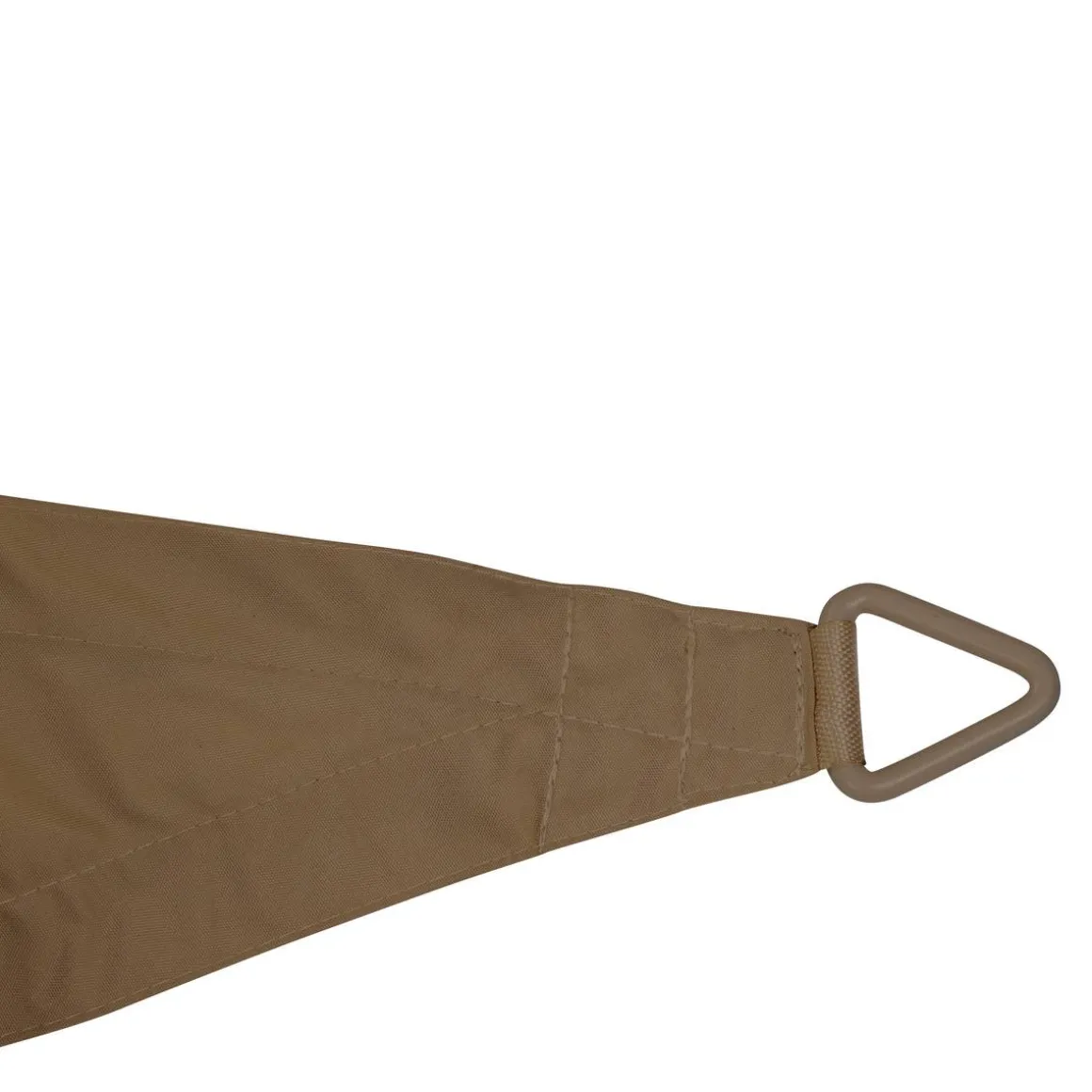 Voile d'ombrage triangulaire ELYORA Café
