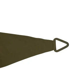 Voile d'ombrage triangulaire ELYORA Vert Laurier