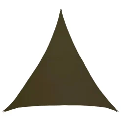 Voile d'ombrage triangulaire ELYORA Vert Laurier