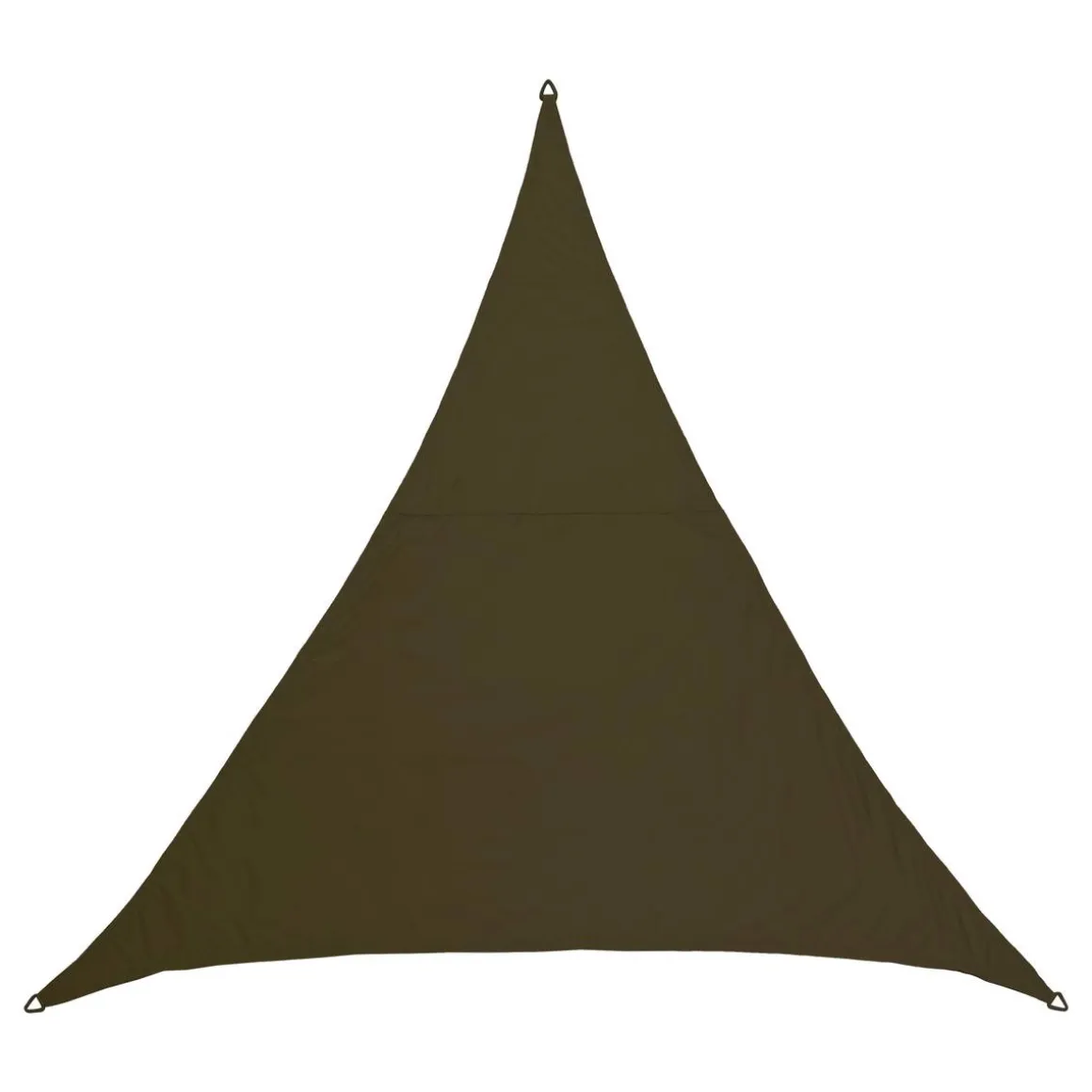 Voile d'ombrage triangulaire ELYORA Vert Laurier