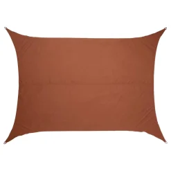 Voile d'ombrage rectangulaire ELYORA Acajou